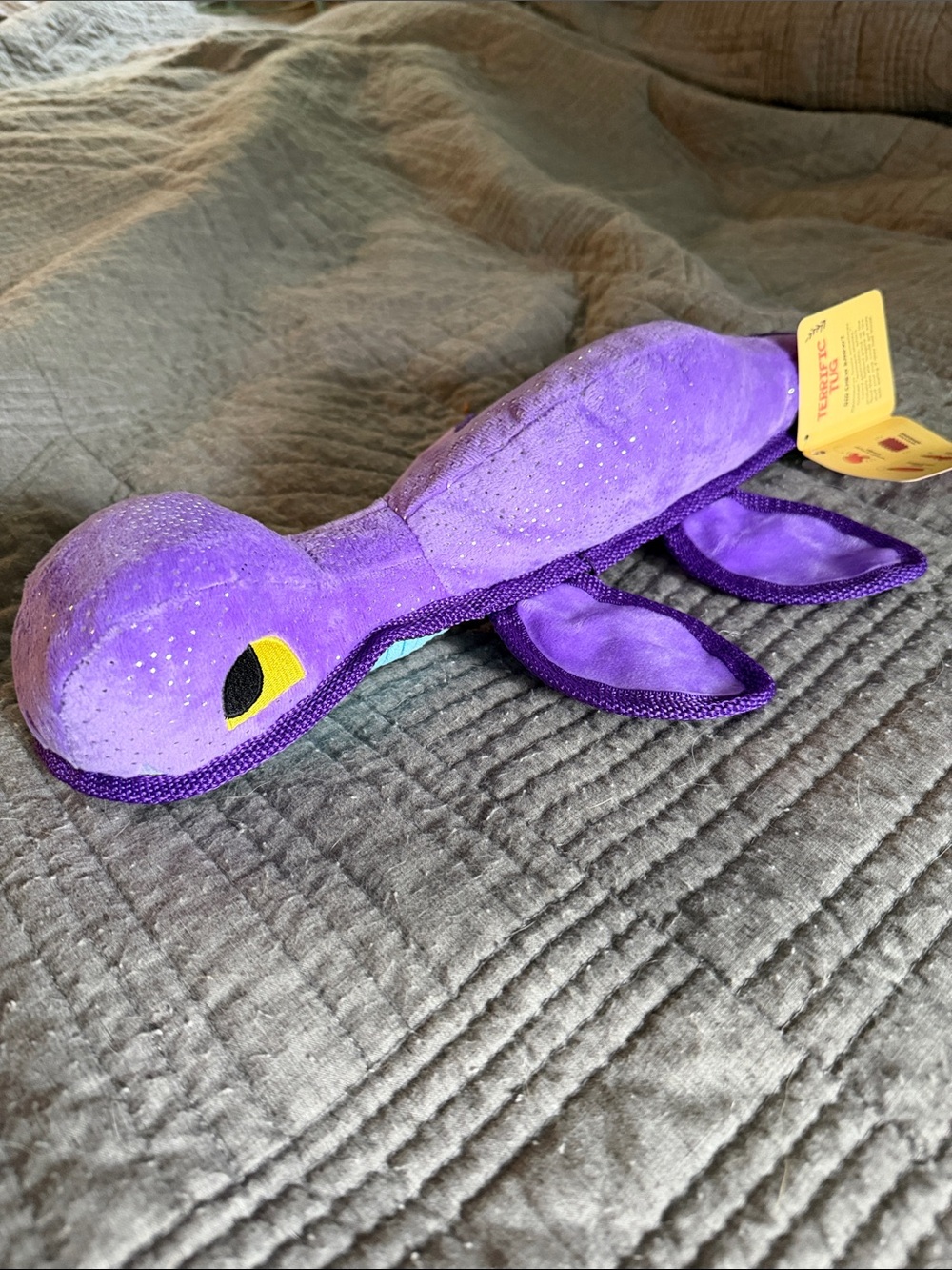 NWT Bark Percy Plesiosaurus Squeaky and Crinkle Dog Toy